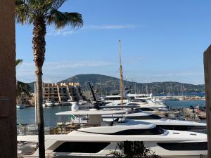 Yachts view, 100m Beach Saint-Tropez, Fiber Wifi High speed