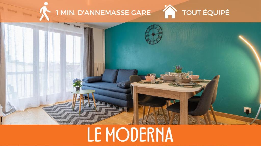 Appartement ZenBNB - LE MODERNA - Near Train Station - Spacious - Design 4 Rue du Docteur Favre 74100 Annemasse