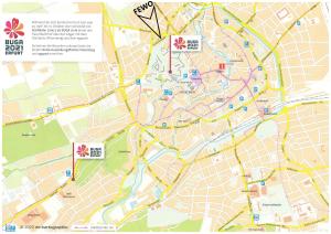 3 Raum-Wohnung mit Blick auf die Zitadelle Petersberg - DIREKT am BUGA-Gelände 2021
