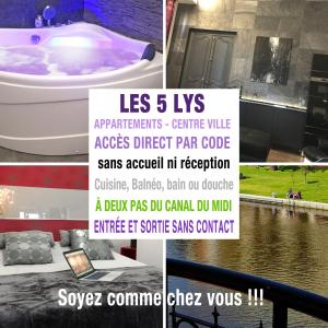 Appartements Apartments Les 5 LYS - Quartier La Bastide 2 rue Frederic Mistral 11000 Carcassonne Languedoc-Roussillon