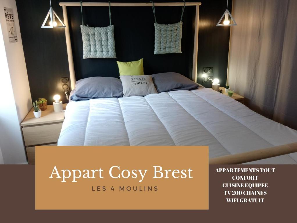 Appartements Appart Cosy Brest (Les 4 moulins) 29 206 Rue Anatole France 29200 Brest