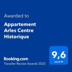 Appartement Arles Centre Historique