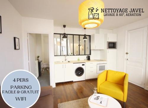 Appartement Rouen au Calme pour Groupe - Grand Parking Gratuit