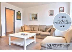 Appartement Rouen au Calme pour Groupe - Grand Parking Gratuit