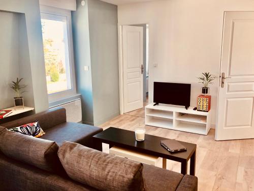 Apprt calme 2 chambres, proche thermes et centre ville, parking gratuit