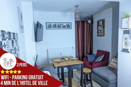Beau-Jean, Un Cocon Sympa 5 min à Pied du Centre-Ville, Parking Privé, 10 min du CHU