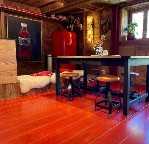 Chalet à Megève-Vauvray - Appartements tout confort, vue Mont Blanc