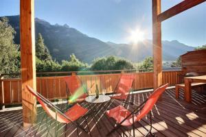 Chalet Prestige cheminée vue excep serrechevalierholidays