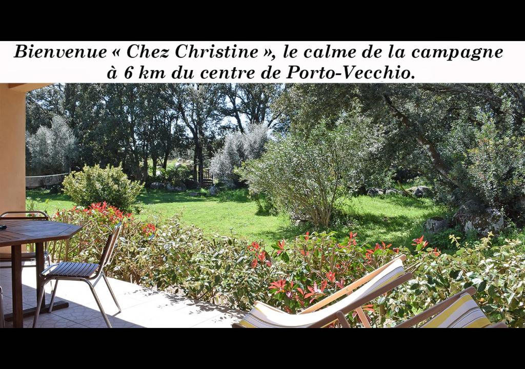 Appartements ChezChristine à Porto-Vecchio Hameau de pianelli 20137 porto vecchio 20137 Porto-Vecchio