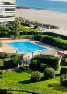 Appartements Coup de cœur pour ce cosy T2 avec vue imprenable sur la mer - 4GSUD101 9 avenue Fréderic Mistral 66140 Canet-en-Roussillon Languedoc-Roussillon