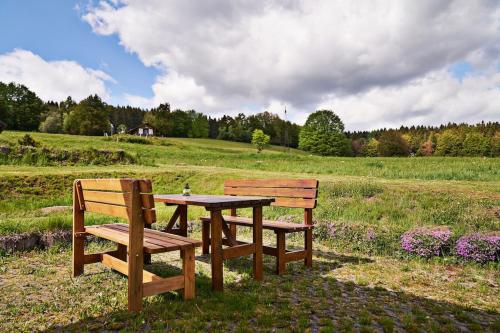 Ferienwohnung Arnika im Ferienhaus Bergwiese