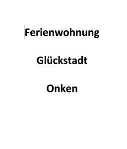 Ferienwohnungen direkt am Wasser in Glückstadt