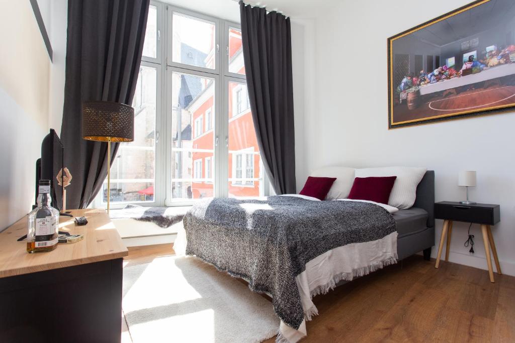 Appartements FULL HOUSE Apartment Hotel 14 Marktplatz 06108 Halle-sur-Saale