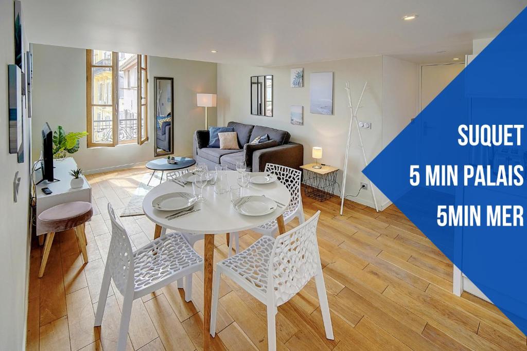 Immeuble aux fleurs-200m des plages - 4 min palais - Verrière Côte d'Azur 33 Laurier 3ème étage 11 Rue Jean Joseph Méro, 06400 Cannes