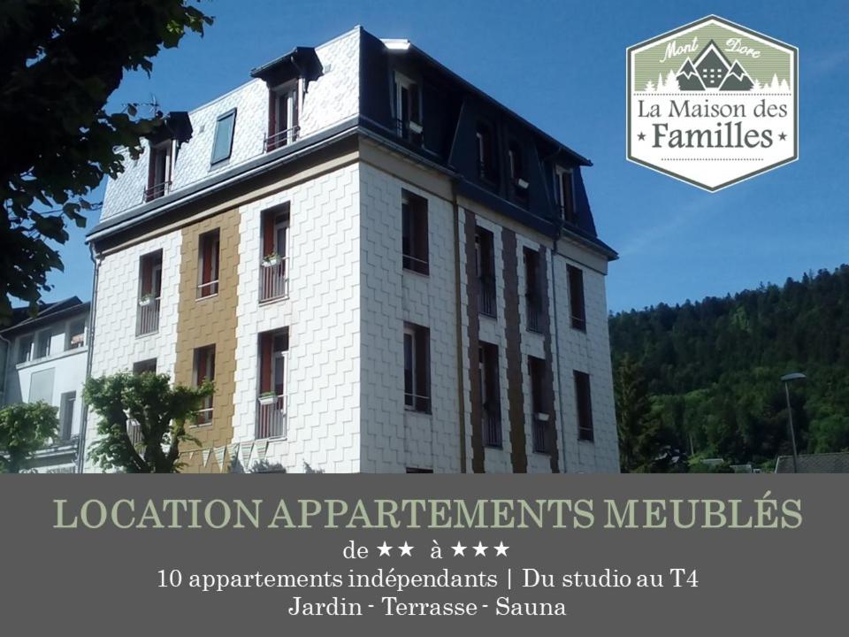 Appartements La Maison des Familles 10 appartements 27 avenue des Belges 63240 Le Mont-Dore