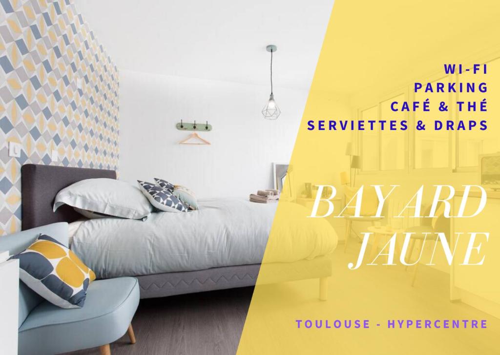 Appartements Le Bayard Jaune - PARKING & Gare SNCF 54 Rue de Bayard 31000 Toulouse