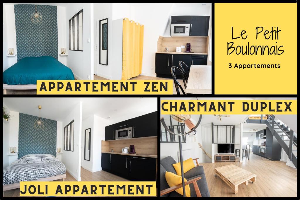 Appartements Le Petit Boulonnais - 3 appartements charmants - entre vieille ville et centre ville 50 Grande Rue 62200 Boulogne-sur-Mer