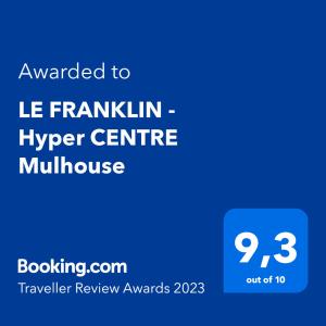 LES FRANKLINS APPARTEMENTS - Hyper CENTRE Mulhouse