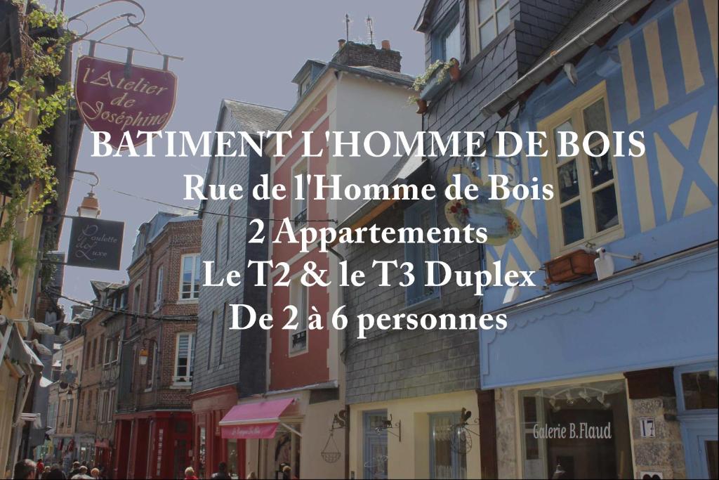 Appartements Les Maisons de Maje - Le T2-T3 13 Rue de l'Homme de Bois 14600 Honfleur
