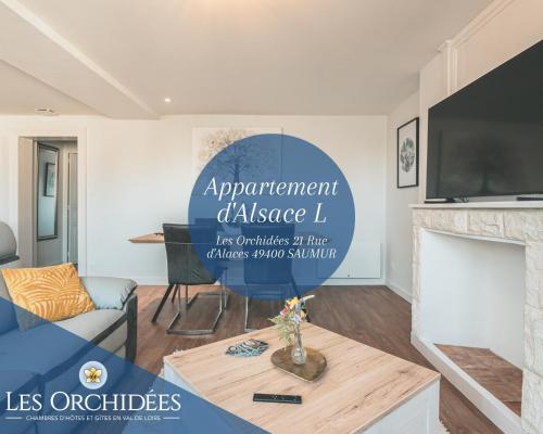 Appartement Appartements Les Orchidées D'Alsace SAUMUR 21 Rue d'Alsace Saumur