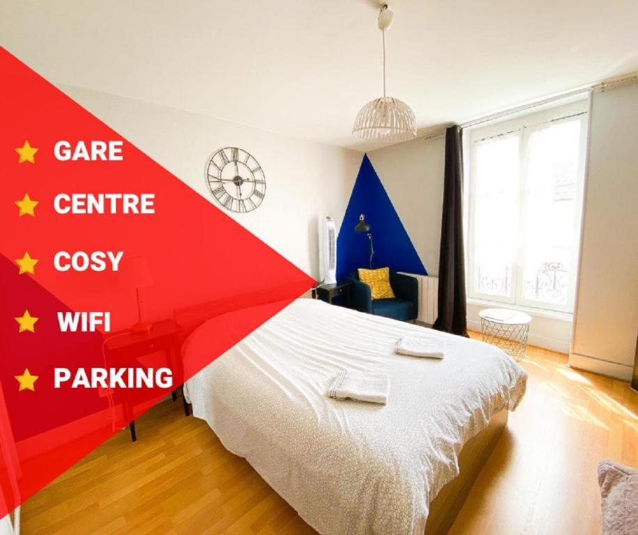 Mâcon - Gare - Centre Ville - Parking - Cosy - Wifi 30 Rue Lacretelle, 71000 Mâcon