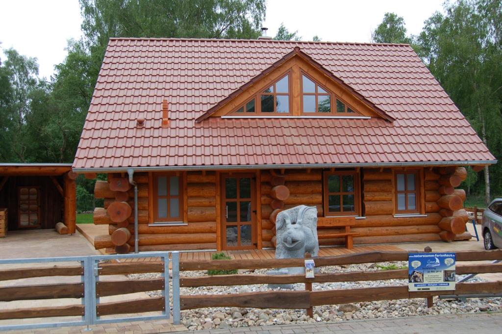 Naturstamm Ferienhaus Am Hasenwinkel 2, 17449 Trassenheide