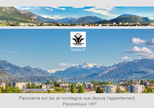 Panoramique 180 lac et montagne et Nid Secret spa romantique