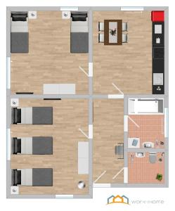 Appartements SAD100 - Gemütliche Monteurwohnungen in Schwandorf 21 Goethestraße 92421 Schwandorf in Bayern Bavière