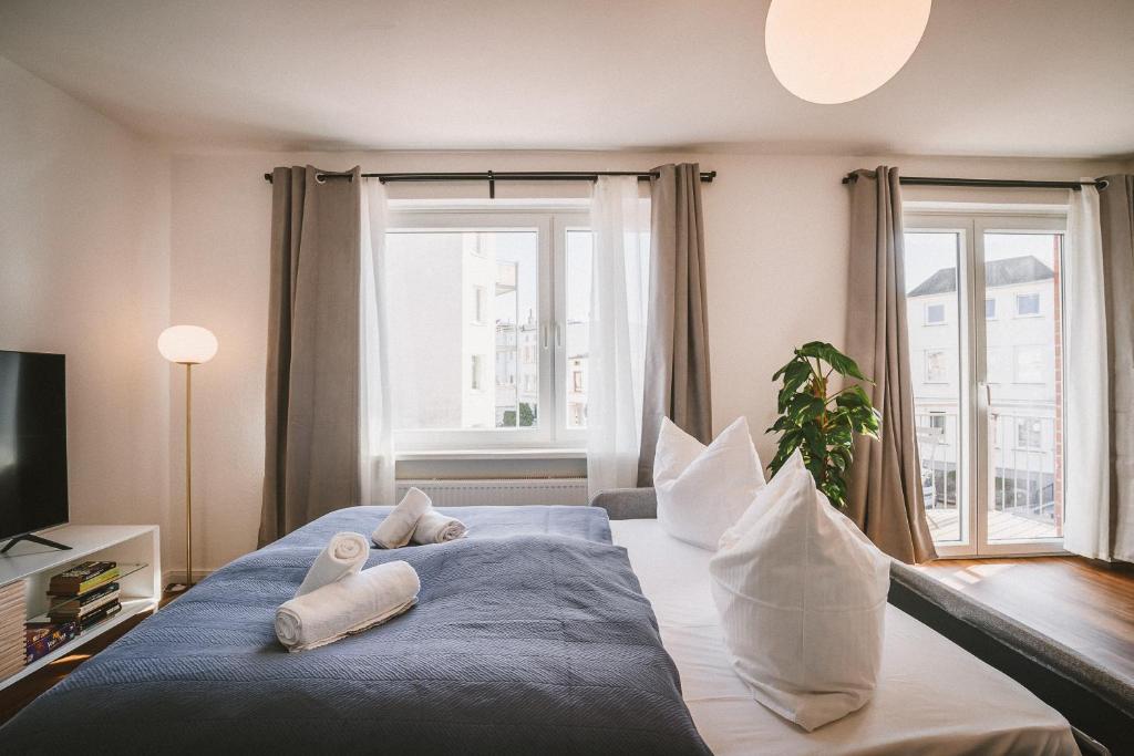 Appartements Sadebo Apartments in Lübeck City with Terrace - Design - 1,2km city center - Netflix - Kingsize - 62qm 1 Segebergstraße 23554 Lübeck