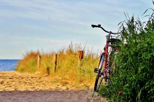 Strandnahe Ferienwohnungen mit Garten