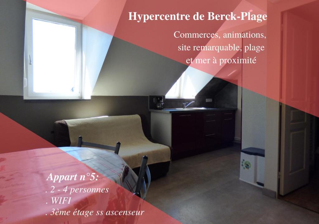 Studio avec mezzanine Berck-Plage Hyper-centre 6 Place de l'Église, 62600 Berck-sur-Mer
