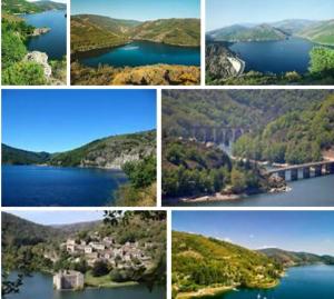 Sur les rochers du lac