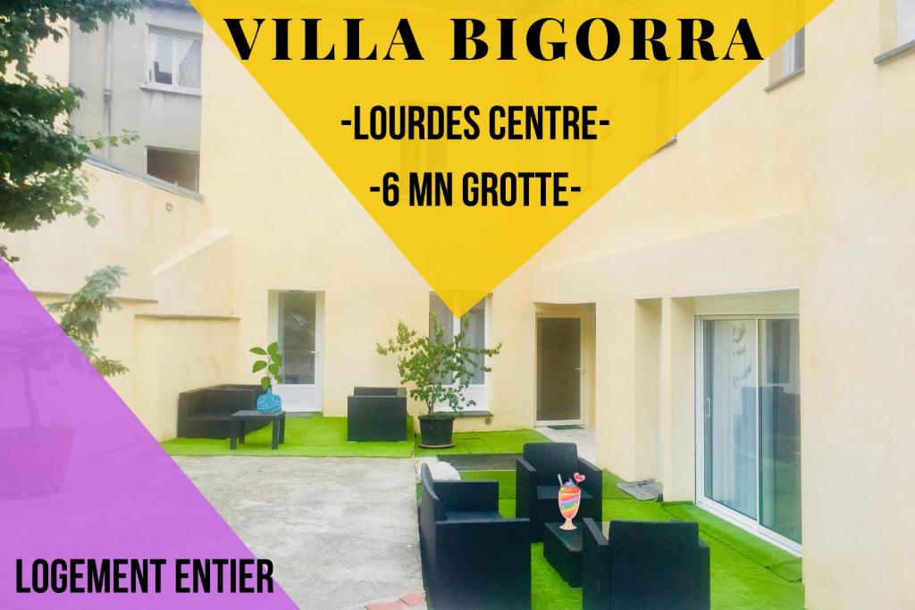 Appartements Villa Bigorra Lourdes centre Le Sanctuaire La Grotte , parking 22 Rue des Petits Fossés 65100 Lourdes