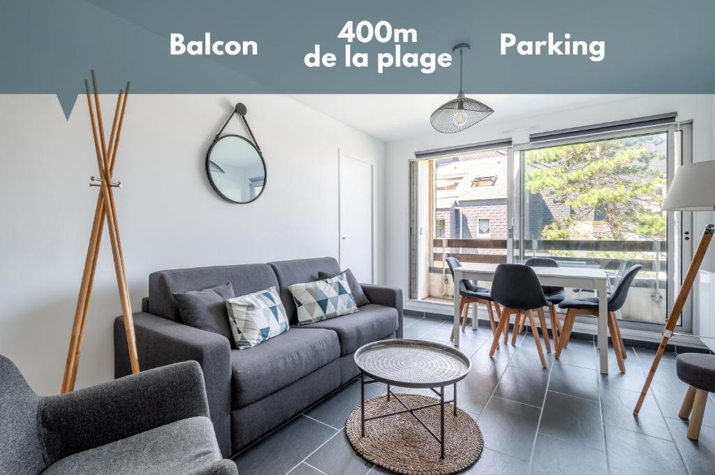 Appartement Appt lumineux - Avec balcon à 400m de la plage bâtiment H Rue des Tennis 58, 14470 Courseulles-sur-Mer