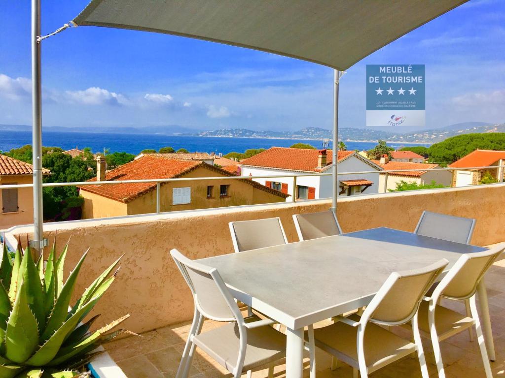 Appartement Appt vue mer à 150 m de la plage, Golfe de Saint-Tropez 85 Rue des Escavenes, 83520 Les Issambres