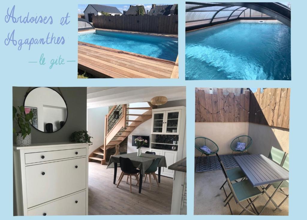 Maison de vacances « Ardoises et Agapanthes » le gîte 27 Rue du Frémur, 22490 Pleslin-Trigavou