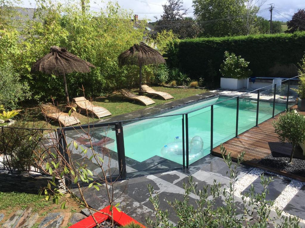 Séjour à la campagne Au bord de la piscine au sud d'Angers 10 bis Chemin des Ragots, 49320 Saint-Jean-des-Mauvrets