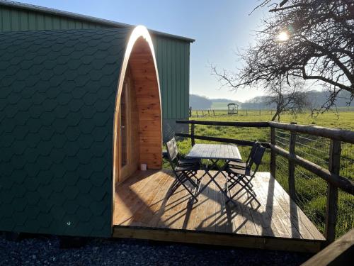 Chalet Au pré des Alizés - insolite à la ferme des Alizés Merolle Vallon-sur-Gée