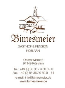 Auberge Bimesmeier Gasthof & Pension Oberer Markt 6 94149 Kößlarn Bavière