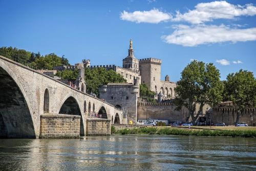 Avignon Appart Hôtel contemporain au calme avec vue Rochefort-du-Gard france