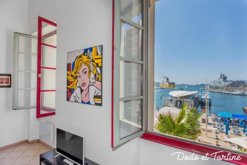 Awesome flat with sea view - Dodo et Tartine Toulon france