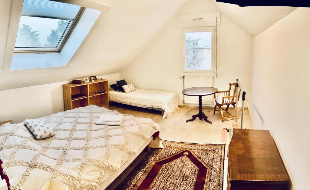B&B / Chambre d'hôtes Annemasse Centre B&B sdb privé garage 4 20 Rue de Genève 74100 Annemasse