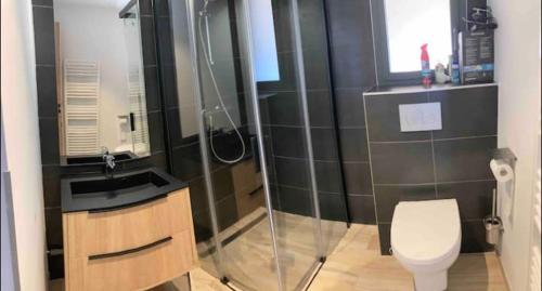 Chambre avec salle de bains privative
