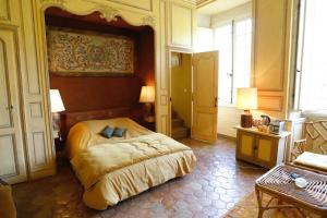 Chambre jaune MANOIR DE LA VOVE Perche