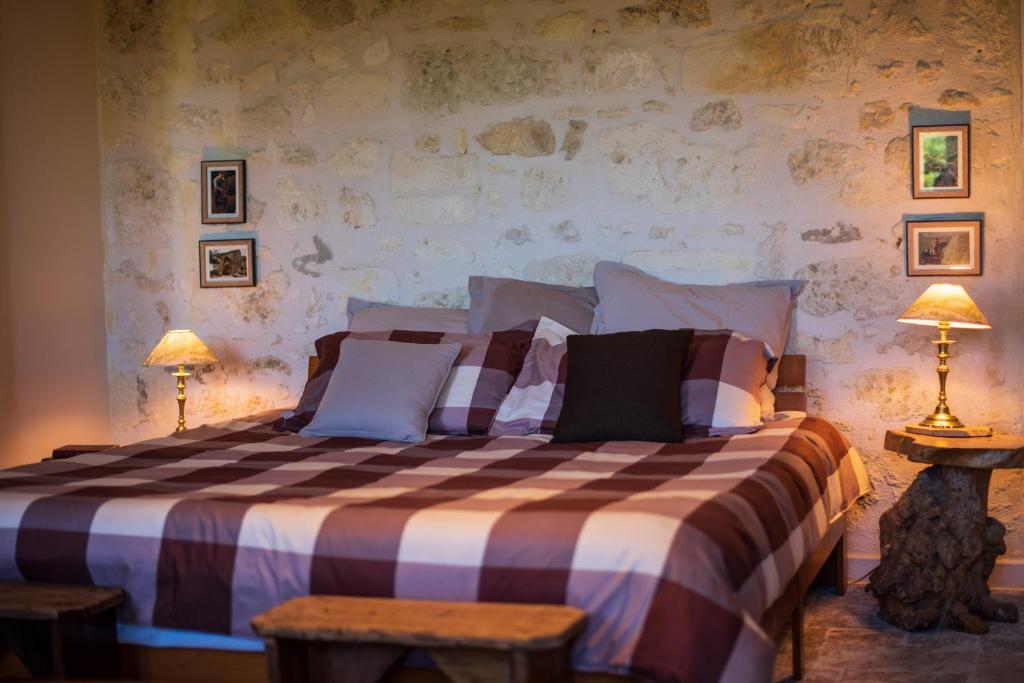 Chambre Vigne avec salle de bain privée Le Gabaron