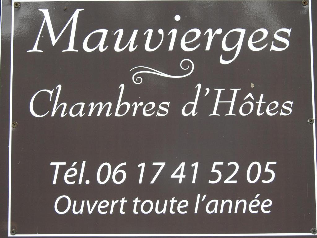 B&B / Chambre d'hôtes Chambres d'hôtes Mauvierges Mauvierges l LA FERRIERE DE FLEE 49500 Segré