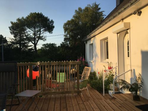 COTTAGE des RIAS 2 chambres d'hôtes ou 1 suite à 172 m de la mer