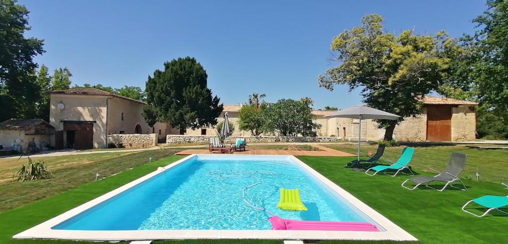 Domaine de Gaïa, Piscine, Pétanque, Ping Pong, proche Saint-Emilion 61 Releou, 33420 Guillac