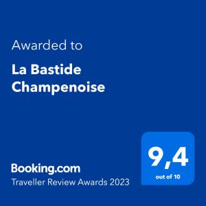 La Bastide Champenoise