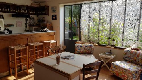 La Passerose jardin clos 300mplage la Couarde sur mer